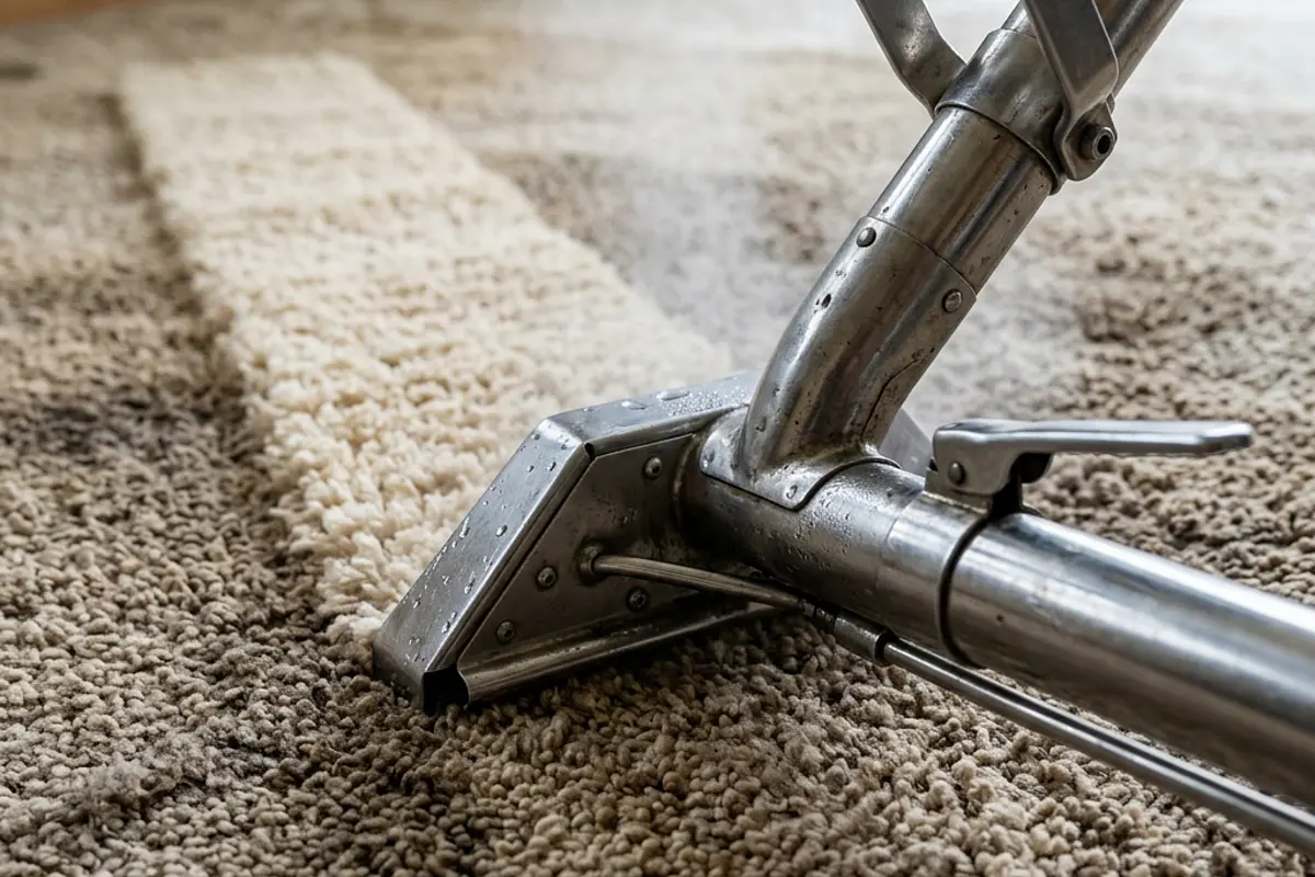 Carpet steam cleaning crew working in Kingsville